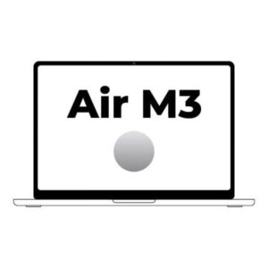 Apple Macbook Air 13,6"/ M3 8-Core CPU/ 16Gb/ 256Gb SSD/  8-Core GPU/ Plata