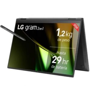 Portátil LG Gram 14T90S-G.AA75B Intel Core Ultra 7-155H/ 16GB/ 512GB SSD/ 14" Táctil/ Win11