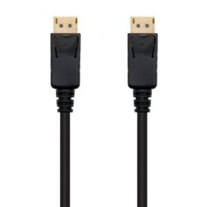 Cable DisplayPort 1.2 4K Nanocable 10.15.2300/ DisplayPort Macho - DisplayPort Macho/ 50cm/ Negro