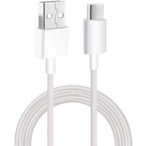 Cable USB 2.0 Xiaomi Mi USB-C/ USB Tipo-C Macho - USB Macho/ 1m/ Blanco