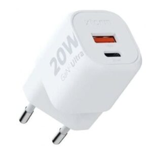 Cargador de Pared GaN Xtorm XEC020/ 1xUSB Tipo-C/ 1xUSB/ 20W